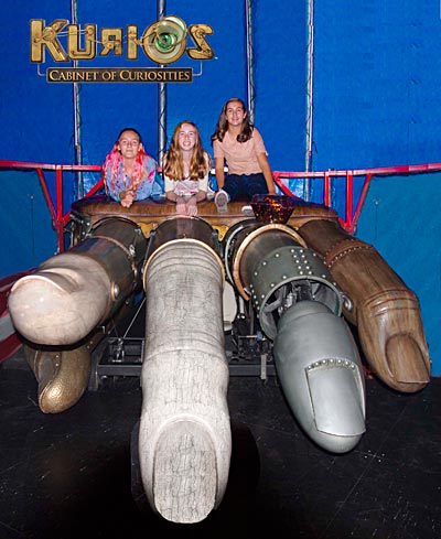 Image of the FastForward group with one of the KURIOS props