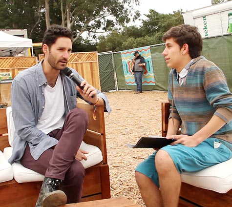 Image of Ryan Merchant of Capital Cities and FastForward reporter Matt Geffen