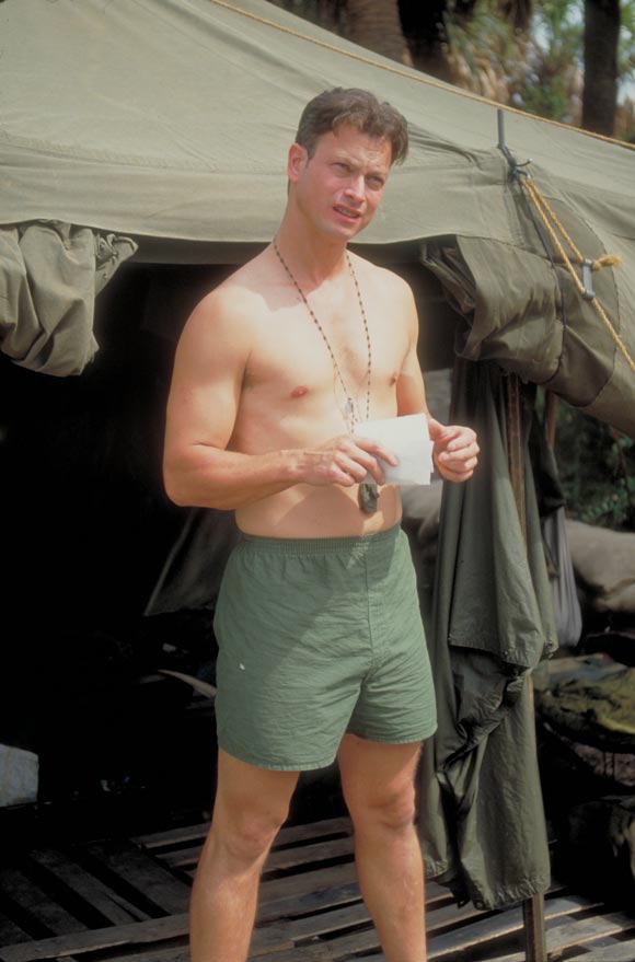 Gary Sinise as a young Lt. 